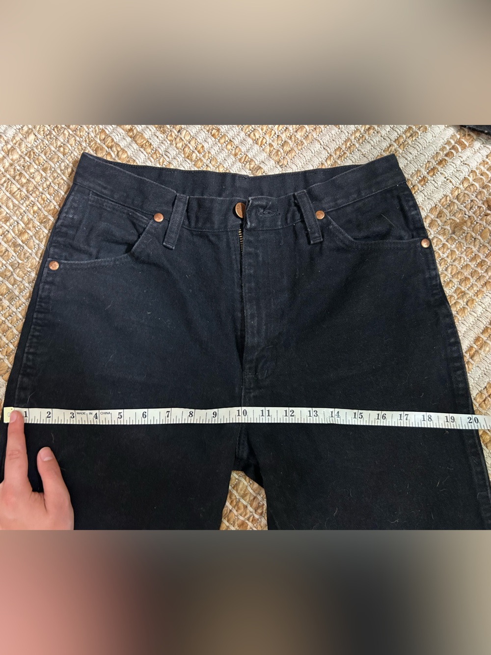 Wrangler Black Straight-Leg Jeans - Picture 5 of 8